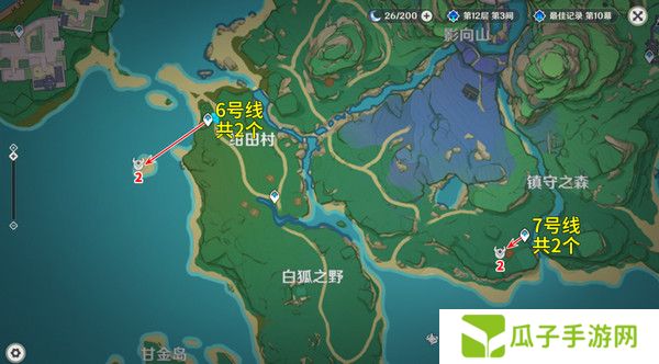 原神丘丘萨满收集汇总 丘丘萨满分布图及速刷路线[多图]图片6