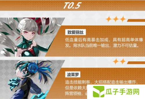 宿命回响强势角色有哪些2
