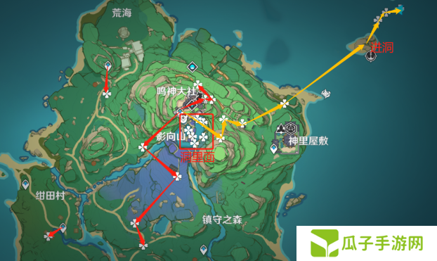 原神5.0鬼兜虫采集路线 2024鬼兜虫在哪里采集[多图]图片3